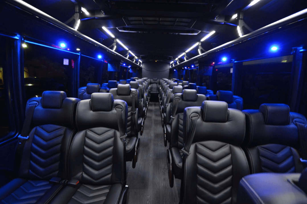 The 37 Passenger Shuttle Bus – Riveira Limo